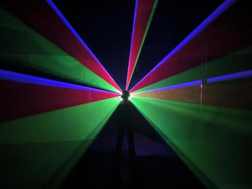 Nieuwe First Class 16W Fullcolor dpss Laser 50kpps, Ilda, Dm, Muziek en Instrumenten, Licht en Laser, Nieuw, Licht, Geluidgestuurd