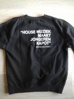 House muziek maakt jongeren kapot, Maat 52/54 (L), Zwart, Nieuw, Ophalen of Verzenden