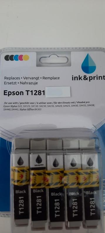 25 Nieuwe Inktpatronen ZWART + 2 GELE voor vele Epson Types  beschikbaar voor biedingen