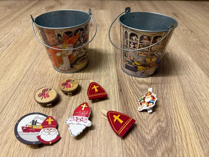 Emmertjes en wasknijpers Sint, Diversen, Sinterklaas, Nieuw, Ophalen of Verzenden