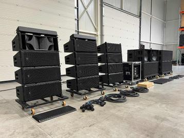 TT+ Audio line array: 12x GTX 10 + 4x GTS 29 + 3x XPS16KD beschikbaar voor biedingen