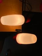 Set van 2 vintage schansen met Philips-lampen, Ophalen of Verzenden, Gebruikt