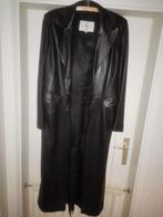 lange lederen jas, Kleding | Dames, Jassen | Winter, Ophalen of Verzenden, Gedragen, Maat 42/44 (L)