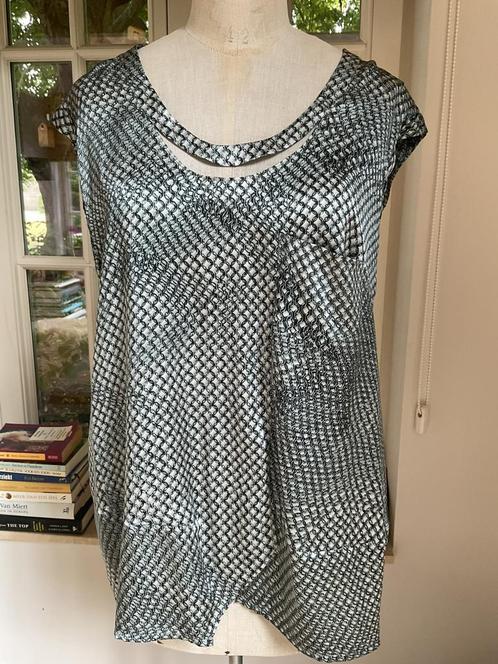 Zijden bloes van Barbara Bui ,  maat 42-44, Kleding | Dames, Blouses en Tunieken, Maat 42/44 (L), Blauw, Ophalen of Verzenden