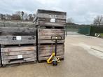 Houten palletboxen, Ophalen