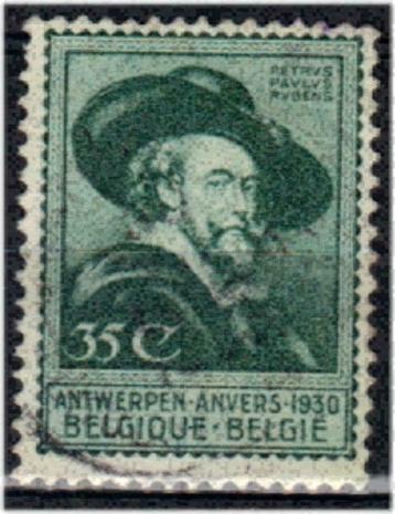 Belgie 1930 - Yvert/OBP 300 - Peter Paul Rubens (ST) beschikbaar voor biedingen