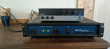 Twee versterkers te koop – Audac COM6 & IMG Stage Line STA-3 beschikbaar voor biedingen