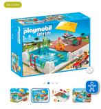 Playmobil city life zwembad, Kinderen en Baby's, Speelgoed | Playmobil, Ophalen of Verzenden, Zo goed als nieuw