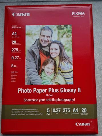 Canon Fotopapier Plus Glossy II A4 beschikbaar voor biedingen