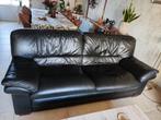 2 lederen 3-zits in goede staat, Huis en Inrichting, Ophalen