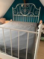 2 persoonsbed, Huis en Inrichting, Slaapkamer | Bedden, Ophalen, Wit, Tweepersoons, 140 cm