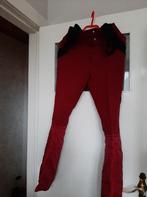 Skibroek bordeaux, Maat 38  met bretellen, SKIM, Ophalen, Gebruikt, Ski, Kleding