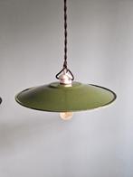 Trio van grote geëmailleerde industriële hangers, Antiek en Kunst, Ophalen of Verzenden