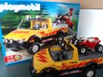 Playmobil 4228 Pickup met rode quad, Kinderen en Baby's, Ophalen of Verzenden, Zo goed als nieuw