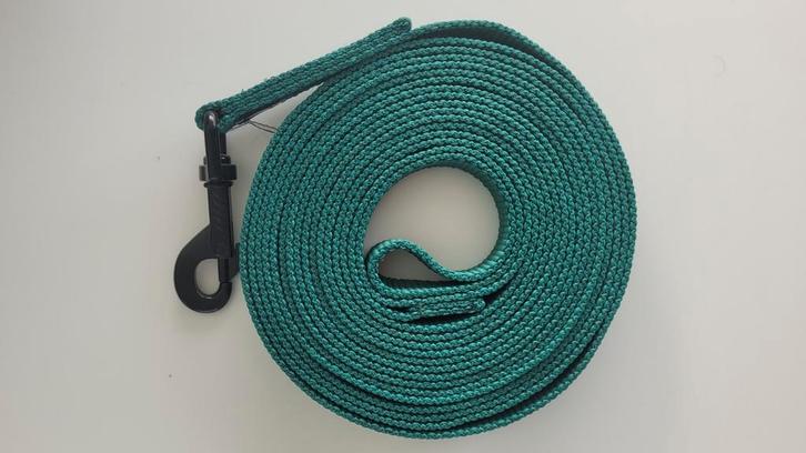 Wandellijn hond 5 m  20 mm – donkergroen - Atelier D'Ellis, Dieren en Toebehoren, Hondenriemen, Zo goed als nieuw, Ophalen of Verzenden