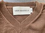 V hals 128 bruin van Hasselt, Jongen, Trui of Vest, Van Hassels, Ophalen of Verzenden