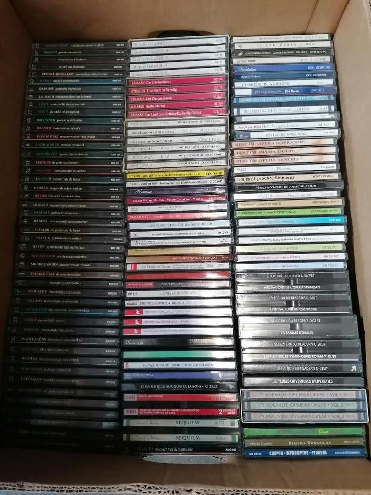 ongeveer 250 Klassieke cd's - 50 Euro, Cd's en Dvd's, Cd's | Klassiek, Zo goed als nieuw, Ophalen of Verzenden