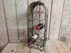 Vintage smeedijzeren wijnrek, Huis en Inrichting, Woonaccessoires | Wijnrekken, Ophalen, Zo goed als nieuw