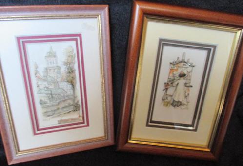 3 kadertjes 3D knipwerk , met de hand gemaakt, samen 8 euro, Huis en Inrichting, Woonaccessoires | Wanddecoraties, Zo goed als nieuw