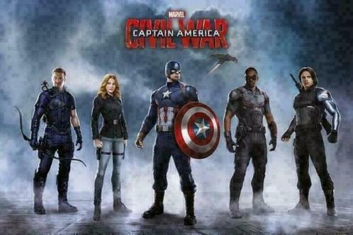 Avengers Captain America Civil War Maxi Poster, Kinderen en Baby's, Kinderkamer | Inrichting en Decoratie, Nieuw, Ophalen of Verzenden