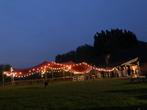 Rode Stretchtent 10x15m, Tuin en Terras, Partytenten, Ophalen, Gebruikt, Opvouwbaar, Overige typen