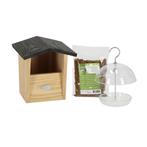 Roodborstpakket - Vogelhuis en Vogelvoeding - Tuinaccessoire, Tuin en Terras, Verzenden, Nieuw