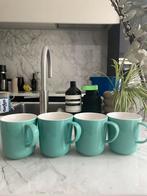 4 koffiemokken, Tasse(s) et/ou soucoupe(s), Uni, Utilisé, Enlèvement ou Envoi