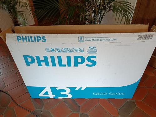 Philips TV 43"+ Vogel's WALL 3145 muurbevestiging, Audio, Tv en Foto, Televisies, Gebruikt, LED, 100 cm of meer, Full HD (1080p)