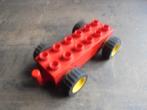 Lego Duplo Car Base 2x6 with Pullback Motor (zie foto's) 2, Enfants & Bébés, Duplo, Briques en vrac, Utilisé, Enlèvement ou Envoi
