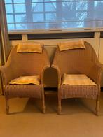 2 rotan stoelen - Lusty's Lloyd Loom, Maison & Meubles, Chaises, Enlèvement, Utilisé, Osier ou Rotin, Deux