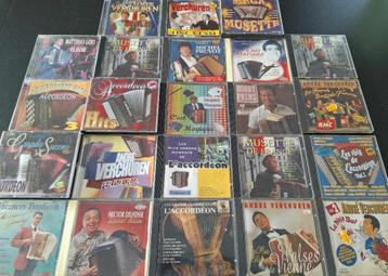  Lot 23 x Cd's - Accordéon - Musette beschikbaar voor biedingen