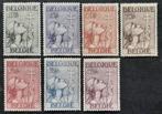 België: OBP 377/83 ** Tuberculosebestrijding 1933., Postzegels en Munten, Orginele gom, Ophalen of Verzenden, Zonder stempel, Postfris