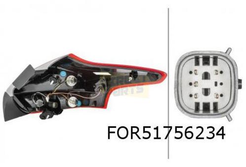 Ford Focus IV (1/15-7/18) Achterlicht Rechts (LED) (HB) OES!, Autos : Pièces & Accessoires, Éclairage, Ford, Neuf, Enlèvement ou Envoi