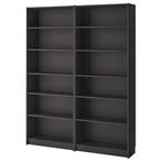 2X IKEA BILLY boekenkast, zwart eikenpatroon ,  80x28x202 cm, Huis en Inrichting, Kasten | Boekenkasten, 200 cm of meer, Zo goed als nieuw