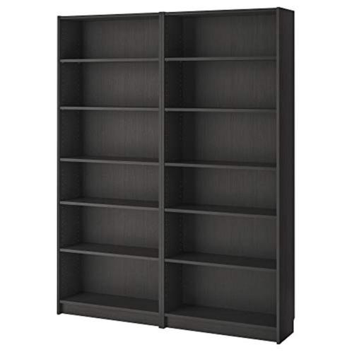 2X IKEA BILLY boekenkast, zwart eikenpatroon ,  80x28x202 cm, Huis en Inrichting, Kasten | Boekenkasten, Zo goed als nieuw, 50 tot 100 cm