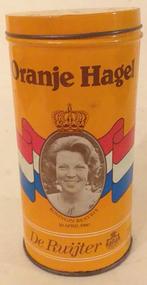 blikken doos Oranje Hagel - Beatrix & Juliana 1980, Verzamelen, Ophalen of Verzenden