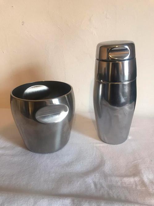 Alessi: vintage ijsemmer en shaker, Huis en Inrichting, Keuken | Keukenbenodigdheden, Gebruikt