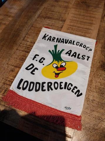 Wimpel carnaval aalst groep de lodderoeigen 1976, Enlèvement ou Envoi, Comme neuf