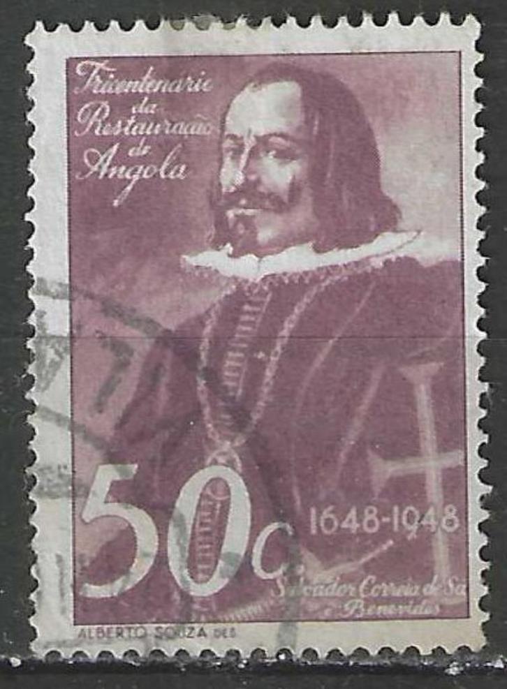 Angola 1948 - Yvert 302 - Dom Joao IV (ST), Postzegels en Munten, Postzegels | Afrika, Verzenden