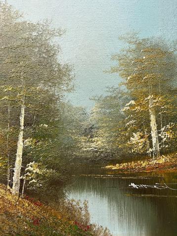 Huret; Berkenbomen aan de bosvijver beschikbaar voor biedingen