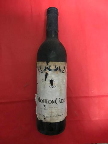 2 bouteilles Vin Bordeaux rouge 1993 Mouton Cadet