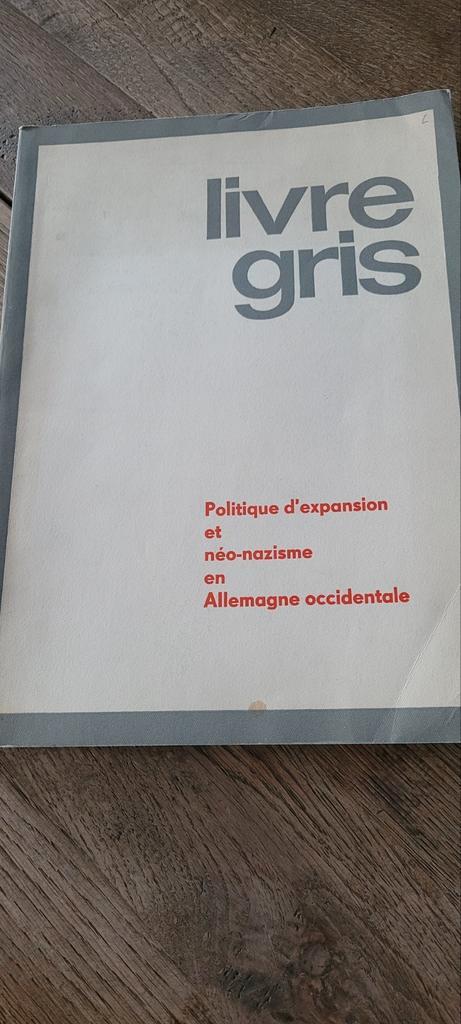 "Livre gris - Politique d’expansion et...+ lettre officiel, Verzamelen, Militaria | Tweede Wereldoorlog, Ophalen of Verzenden