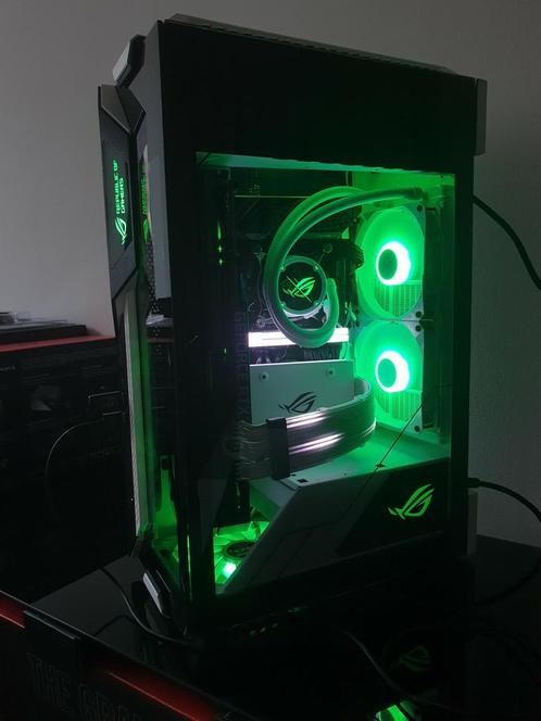 PC Custom UNIQUE FULL ASUS ROG STRIX (mini boitier), Informatique & Logiciels, Ordinateurs de bureau, Comme neuf, Gaming, Enlèvement