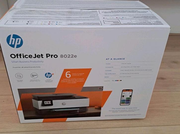 Printer office Jet pro 8022e NIEUW in doos!, Computers en Software, Printers, Nieuw, Printer, Ophalen of Verzenden