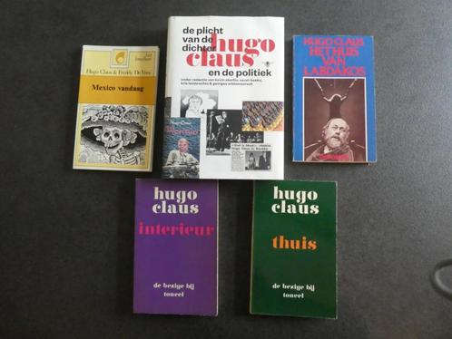 4 boeken Hugo Claus - toneel, poëzie, essays, Livres, Littérature, Enlèvement ou Envoi