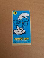 Autocollant Schtroumpf Farceur Bubble Gum, Verzamelen, Smurfen, Ophalen of Verzenden, Zo goed als nieuw, Lolsmurf, Overige typen