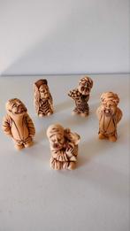 Netsuke, Japans set van 5 zeldzame gedetailleerde beeldjes, Antiek en Kunst, Kunst | Niet-Westerse kunst, Ophalen