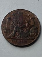 Penning medaille Antwerpen expo 1885 FDC, Ophalen of Verzenden