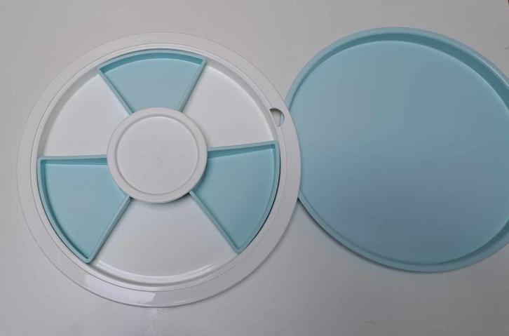 Tupperware™ « Dienblad Préludio » lichtblauw, Huis en Inrichting, Keuken | Tupperware, Nieuw, Overige typen, Blauw, Wit, Verzenden