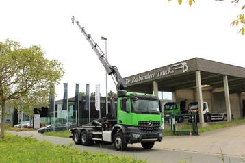 MERCEDES AROCS containerwagen 6X4 - 2014 - EURO 6 - HIAB 192 beschikbaar voor biedingen